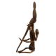Brass Tribal Lord Ganesha Statue Elongated Trunk