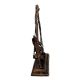 Brass Ganesha Sitting On Swing With Decorative Prabhavali