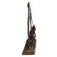 Brass Ganesha Sitting On Swing With Decorative Prabhavali