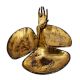 Brass Hand Triple Serving Bowl Set