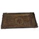 Brass Rectangular Tray  Hand Painted Pharaoh And Chario Pictures