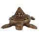 Brass Shree Mantra on Tortoise Back Good Luck Statue