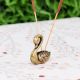 Tribal Brass Swan Incense Holder