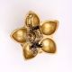 Brass Dancing Ganesha Five Wicks Oil Lamps Or Diyas