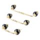 Black Round Ceramic Bridge Handles
