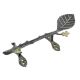 Brass Single Big And Small Leaves Door Handle Antique Finish