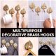 Brass Single Leaf Wall Hook For Home decoration