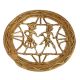 Brass Dhokra Decorative Wall Art Tribal People Hunting