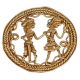 Golden Brass Kamandal Holy Water Pot With Handle