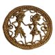 Brass Metal Figurine Standing Lion For Decoration