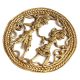 Brass Metal Figurine Standing Lion For Decoration