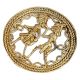 Brass Yali Face Wall And Door Hanging