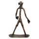 Brass Tribal Musical Ganesha Elongated Form