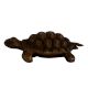 Old Brass Engraved Tortoise Figurine With Shell