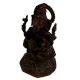 Brass Sitting Ganesha Statue On lotus Base