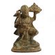 Brass Lord Hanuman Idol Holding Gadha And Dronagiri Mountain