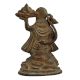Brass Lord Hanuman Idol Holding Gadha And Dronagiri Mountain
