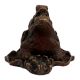 Brass Good Luck Frog with Child feng shui gift