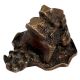 Brass Good Luck Frog with Child feng shui gift