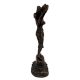 Brass Indian Tradition Lady Dancing Figurine