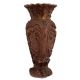 Decorative Brass Garden Planter With Embossed Vines Leaves Design
