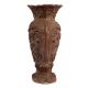 Decorative Brass Garden Planter With Embossed Vines Leaves Design