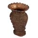 Decorative Brass Garden Planter With Embossed Vines Leaves Design