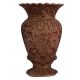 Decorative Brass Garden Planter With Embossed Vines Leaves Design