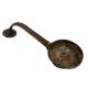 Hindu Brass Puja Dhoopakal with Curved Handle