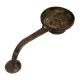 Hindu Brass Puja Dhoopakal with Curved Handle