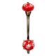 Red White Leaf Antique Iron Hook
