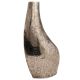Brass Polka Dot Engraved Asymmetrical Vase