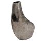 Brass Polka Dot Engraved Asymmetrical Vase