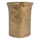 Brass Abstract Design Engraved Glass Serveware