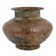 Traditional Brass Rounded Pot Shape