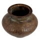 Traditional Brass Rounded Pot Shape