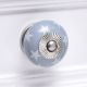Light Grey White Tiny Star Pattern Cabinet Knobs