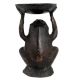 Brass Frog Candle Holder