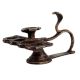 Brass Arti Worship Diya With Cobra Snake handle