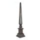 Black Vintage Gothic Brass Spear Finial