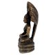 Brass Buddha Statue Sitting Under Snake Hood