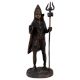Brass Shiva Statue With Trishul Office Home Gift