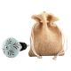 Light Sage Green Etched Leaf Ceramic Wine Bottle Stopper