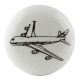 Aeroplane Flat Ceramic Wine Bottle Stopper