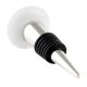 Blue Daisy Flat Ceramic Wine Bottle Stopper