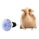 Blue Daisy Flat Ceramic Wine Bottle Stopper