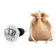 His Ceramic Flat Wine Bottle Stopper