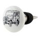 Jeep Flat Ceramic Wine Bottle Stopper