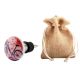 Multicolor Bicycle Flat Ceramic Wine Bottle Stopper