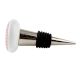 Red Wheel Flat Ceramic Wine Bottle Stopper